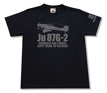 【中古】【未使用】ギガント Ju87 G2 スツーカ ルーデル 機 Tシャツ ブラック Lサイズ