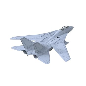 【中古】【未使用】MRY-SFW 1/144 ミリタリーモデルアメリカ空軍F-14トムキャット戦闘機の翼が半分閉じ..