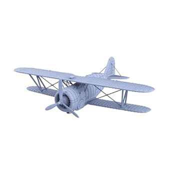 【中古】【未使用】LFR144255 1/144 ミリタリーモデルアメリカ海軍F3F-2複葉戦闘機