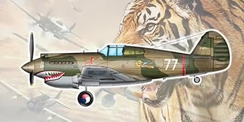 05807 1/48 WWII P-40 Aircraft Flying Tiger Hawk H-81A-2(AVG)戦闘機 航空機模型キット