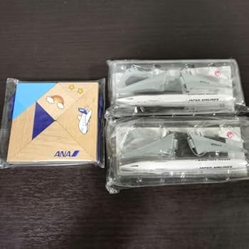 【中古】JAL ノベルティー 飛行機模型 模型 ANA タングラム