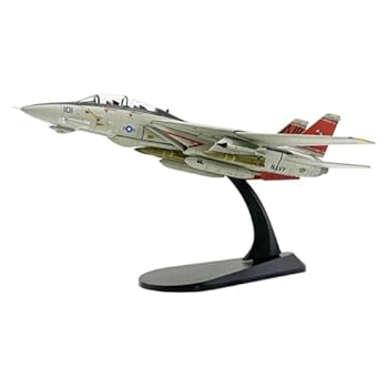 【中古】【未使用】Colaxi 1/100 F-14D 戦闘機モデル 卓上装飾用 スタンド付き 頑丈