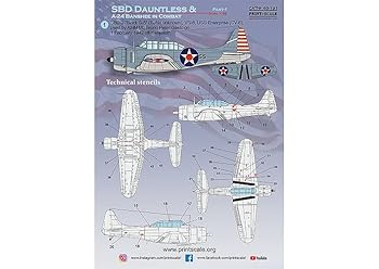 乐天商城 - 【中古】プリントスケール 48-191 1/48 SBD ドーントレス・A-24 バンシー Part1