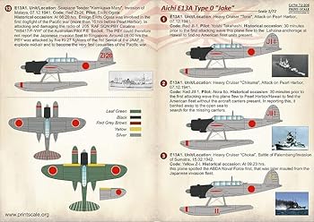 【中古】プリントスケール 72-206 1/72 愛知 E13A 零式水上偵察機