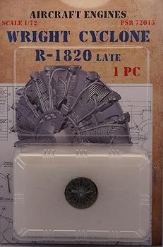 【中古】【未使用】プリントスケール PSR72013 1/72 ライトR-1820 サイクロン 航空機用エンジン コンプリートセット