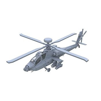 【中古】MRY-SFW 1/350 ミリタリーモデルアメリカの攻撃ヘリコプターAH-64 D 空軍