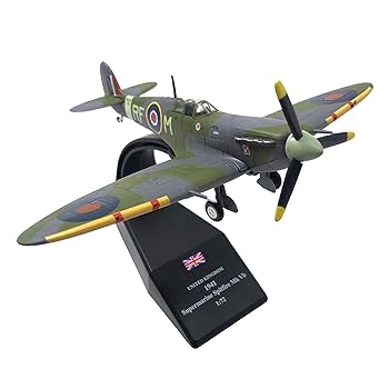 【中古】Yunhgft 1/72 ダッソー ラファール 戦闘機 合金モデルとディスプレイスタンド, 緑