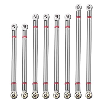 【中古】8 PC ホイールベース リンク アルミニウム リンク 313 mm ホイールベース アッパーリンク ロワーリンク シャーシ リンク SCX10 1/10 RC カー用