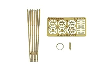 【中古】マスター AM-48-037 1/48 M61 A1 ヴァルカン砲、6本の砲身が回転する20mmキャノン砲、エッチングパーツの固定金具付挽物製銃身(3)