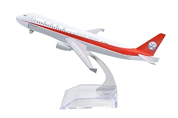 【中古】TANG DYNASTY 1/400 16cm 中国四川航空 China Sichuan Airlines エアバス A320 合金飛行機プレーン模型 おもちゃ