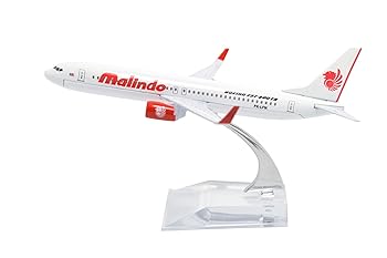 【中古】【未使用】TANG DYNASTY 1/400 16cm マリンド・エア Malindo Air ボーイング B737 合金飛行機..
