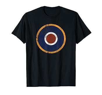 【中古】Supermarine Spitfire | RAF Type C1 Vintage Air Force Roundel Tシャツ
