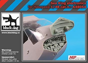 【中古】【未使用】ブラックドッグ A48054 1/48 シーキング エレクトロニクス (ハセガワ用）
