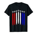 【中古】【未使用】C-130 ハーキュリーズガンシップ軍用機レッドホワイトブルー C130 Tシャツ
