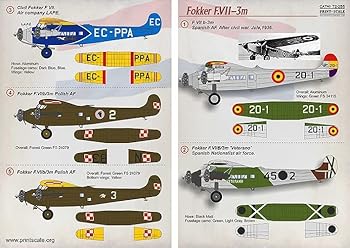 樂天商城 - 【中古】プリントスケール 72-255 1/72 フォッカー F.VII-3m コンプリートセット