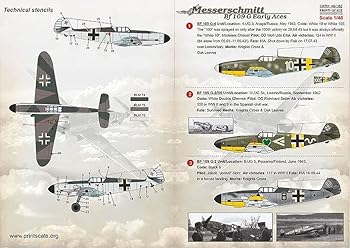 【中古】【未使用】プリントスケール 48-162 1/48 Bf109G 高空のエース