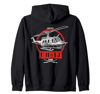 【中古】【未使用】JGSDF UH-1J 多用途ヘリコプター ジップパーカー