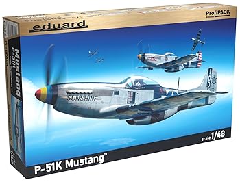 【中古】【未使用】エデュアルド 1/48 プロフィパック アメリカ陸軍航空軍 ノースアメリカン P-51K マスタング プラモデル EDU82105