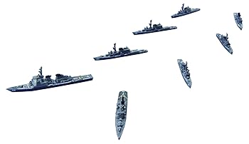 【中古】【未使用】フジミ模型 1/3000 集める軍艦シリーズ No.37 海上自衛隊第4護衛隊群(1998年) プラモデル 軍艦37