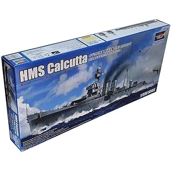 【中古】トランペッター 1/350 イギリス海軍 軽巡洋艦 HMS カルカッタ プラモデル 05362