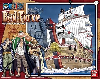 【中古】本格帆船プラモシリーズ ONE PIECE レッド・フォース号 プラモデル T08463