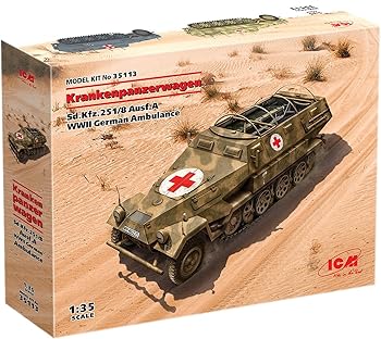 【中古】ICM 1/35 ドイツ Sd.Kfz.251/8 Ausf.A 装甲救急車 プラモデル 35113【メーカー名】【メーカー型番】【ブランド名】ICM 戦車・軍用車両・大砲, おもちゃ_2column, おもちゃ ストア 【商品説明】ICM 1/35 ドイツ Sd.Kfz.251/8 Ausf.A 装甲救急車 プラモデル 35113当店では初期不良に限り、商品到着から7日間は返品を 受付けております。お問い合わせ・メールにて不具合詳細をご連絡ください。他モールとの併売品の為、完売の際はキャンセルご連絡させて頂きます。中古品の商品タイトルに「限定」「初回」「保証」「DLコード」などの表記がありましても、特典・付属品・帯・保証等は付いておりません。電子辞書、コンパクトオーディオプレーヤー等のイヤホンは写真にありましても衛生上、基本お付けしておりません。※未使用品は除く品名に【import】【輸入】【北米】【海外】等の国内商品でないと把握できる表記商品について国内のDVDプレイヤー、ゲーム機で稼働しない場合がございます。予めご了承の上、購入ください。掲載と付属品が異なる場合は確認のご連絡をさせて頂きます。ご注文からお届けまで1、ご注文⇒ご注文は24時間受け付けております。2、注文確認⇒ご注文後、当店から注文確認メールを送信します。3、お届けまで3〜10営業日程度とお考えください。4、入金確認⇒前払い決済をご選択の場合、ご入金確認後、配送手配を致します。5、出荷⇒配送準備が整い次第、出荷致します。配送業者、追跡番号等の詳細をメール送信致します。6、到着⇒出荷後、1〜3日後に商品が到着します。　※離島、北海道、九州、沖縄は遅れる場合がございます。予めご了承下さい。お電話でのお問合せは少人数で運営の為受け付けておりませんので、お問い合わせ・メールにてお願い致します。営業時間　月〜金　11:00〜17:00★お客様都合によるご注文後のキャンセル・返品はお受けしておりませんのでご了承ください。0