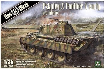 【中古】ダス・ヴェルク 1/35 ドイツ軍 5号戦車 パンターA型 前期型 (インテリア&ツィンメリットコーティング無し) プラモデル USCDW35009