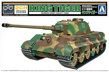 【中古】【未使用】青島文化教材社 リモコンプラモデルシリーズ No.5 ドイツ重戦車 キングタイガー プ..