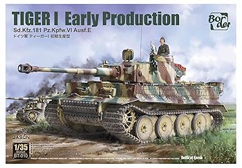【中古】ボーダーモデル(Border Model) 1/35 ドイツ タイガーI 初期生産型 プラモデル 組立キット BT010