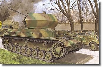 【中古】【未使用】プラッツ ドラゴン 1/35 WW2 ドイツ IV号対空戦車 オストヴィント マジックトラック..