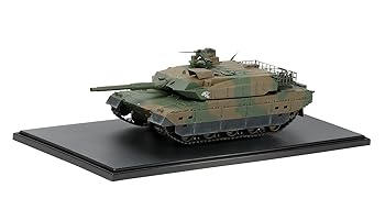 【中古】タミヤ 1/35 マスターワークコレクション No.136 陸上自衛隊 10式戦車 富士教導団 戦車指導隊 第1中隊所属車輌 塗装済み完成モデル 21136