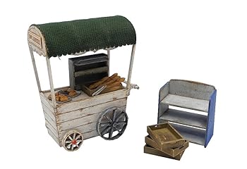 【中古】Cobaanii mokei工房 コバアニ模型工房 1/24 スウィートスタイルシリーズ マルシェワゴン パン屋さん 組立キット SS-034