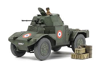 【中古】【未使用】タミヤ 1/35 ミリタリーコレクション No.11 フランス軍 4輪装甲車 AMD35 1940年 プラモデル 32411