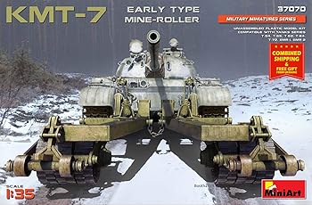 Rakuten - 【中古】ミニアート 1/35 KMT-7初期型 地雷除去装置マインローラー プラモデル MA37070