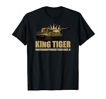 【中古】【未使用】King Tiger II Panzer Tank WW2 ドイツ軍戦車 Tシャツ
