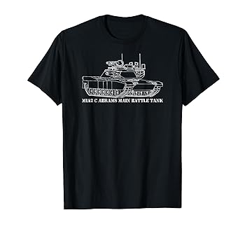 【中古】M1A2 C M1A2C エイブラムスタンクブループリント Tシャツ