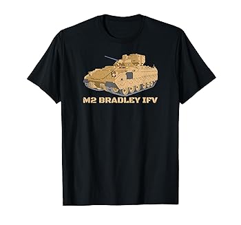 【中古】【未使用】M2 Bradley IFV アメリカ歩兵戦闘車両 Tシャツ