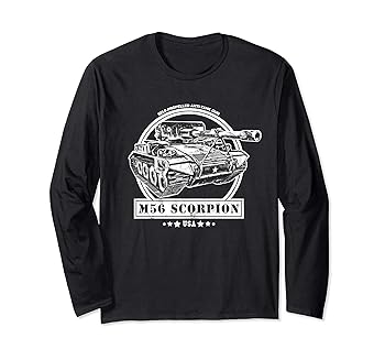 【中古】M56スコーピオン 空挺対戦車自走砲 長袖Tシャツ