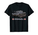 【中古】【未使用】イギリス第二次世界大戦 戦車 クロムウェル A27M Tシャツ
