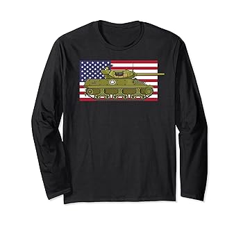 Other - 【中古】M10 駆逐戦車 WW2 アーミータンク アメリカンフラッグ 長袖Tシャツ