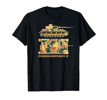 【中古】Panzer IV ドイツ第二次世界大戦 戦車 Panzerkampfwagen 4戦車 図 Tシャツ
