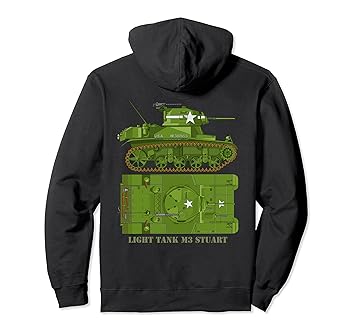 【中古】【未使用】軽戦車M3スチュアート 第二次世界大戦のアメリカ戦車図 パーカー