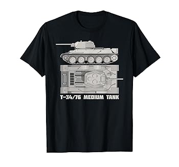 【中古】T 34 76 ロシアの第二次世界大戦戦車の図 Tシャツ