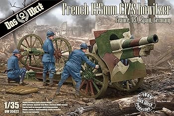 【中古】【未使用】ダス・ヴェルク 1/35 フランス陸軍 C17S 155mm 榴弾砲 プラモデル USCDW35022