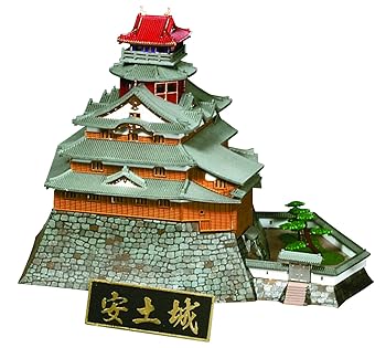 【中古】童友社 1/360 日本の名城 スタンダード 安土城 プラモデル S-26 成形色