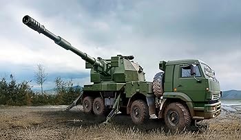 【中古】トランペッター 1/35 ロシア連邦軍 2S35-1 コアリツィヤ SV-KSh 装輪自走砲 プラモデル 01085