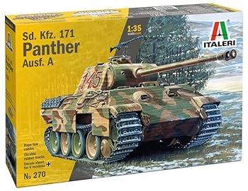【中古】プラッツ イタレリ 1/35 WW2 ドイツ Sd.Kfz 171 パンターA型 ベルト履帯/デカール6種付属 プラ..