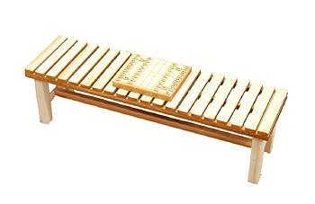 【中古】Cobaanii mokei工房 コバアニ模型工房 1/12 想い出横町シリーズ 檜の縁台と将棋セット 組立キット OY-011