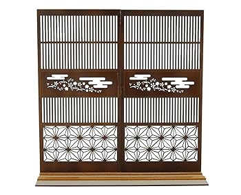 【中古】【未使用】Cobaanii mokei工房 コバアニ模型工房 1/12 和の造作シリーズ 和柄つき格子戸2 組み立てキット WZ-016