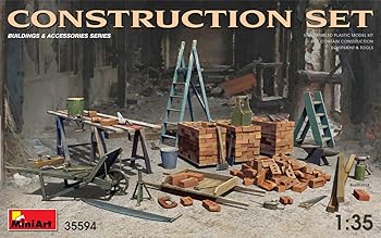 ミニアート(Miniart) 1/35 建築用資材セット プラモデル MA35594